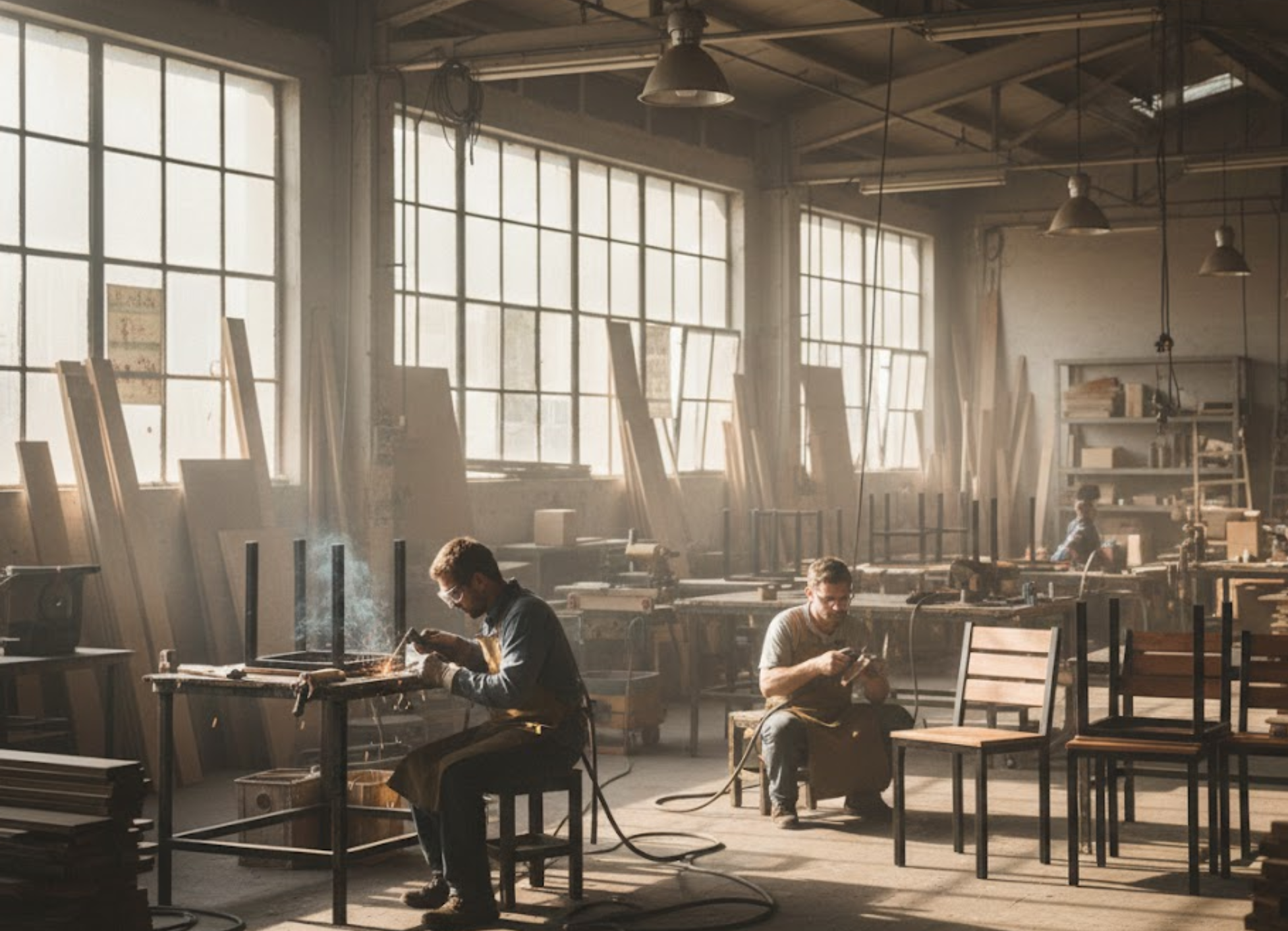 Proceso de fabricación de muebles