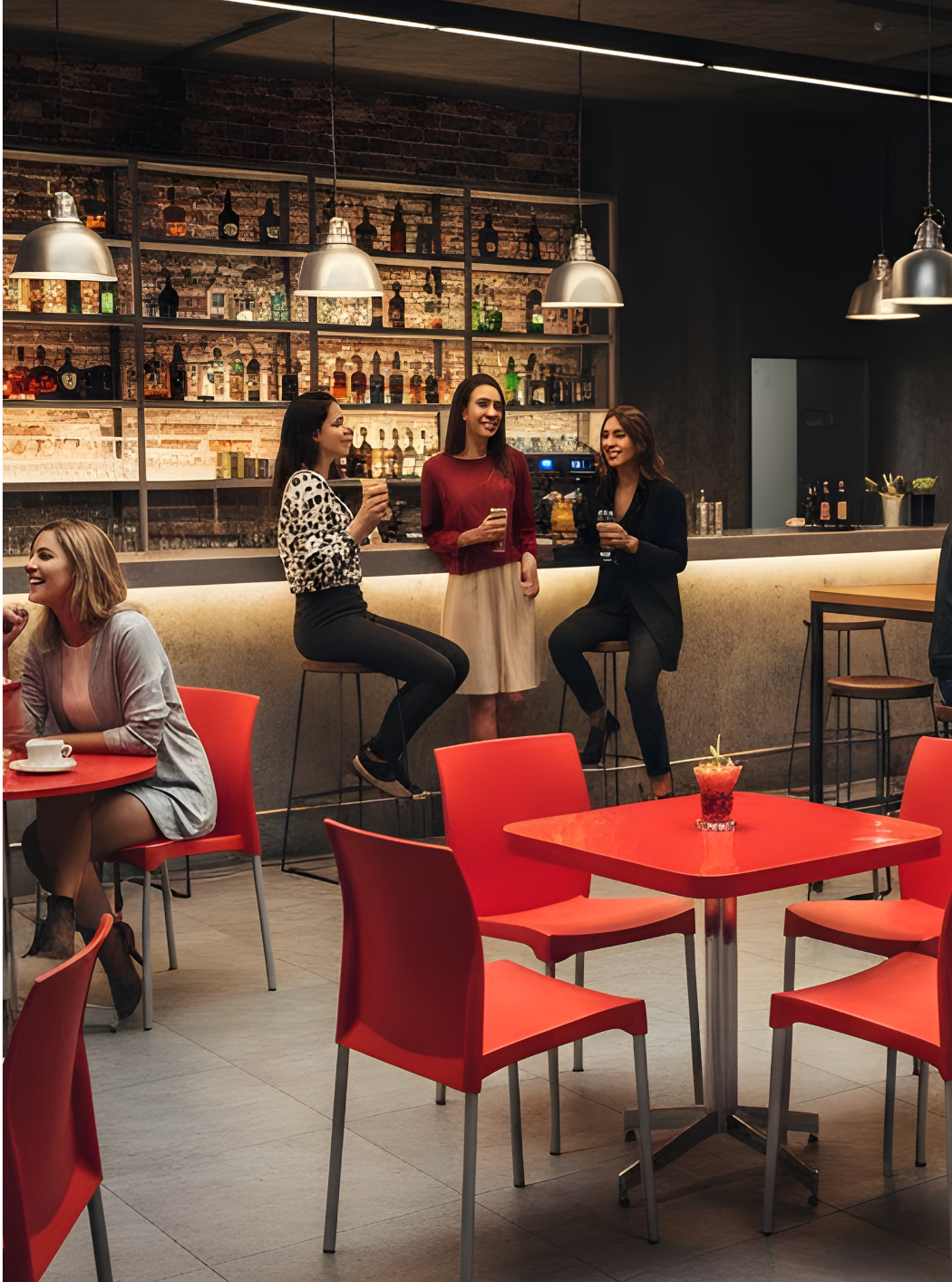 Mobiliario moderno para cafeterías